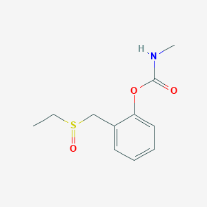 molecular formula C11H15NO3S B164968 2-(Ethylsulfinylmethyl)phenyl methylcarbamate CAS No. 53380-22-6