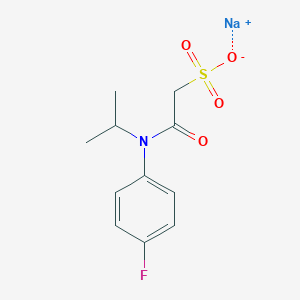 molecular formula C11H13FNNaO4S B164975 氟苯乙酸 ESA 钠盐 CAS No. 947601-87-8