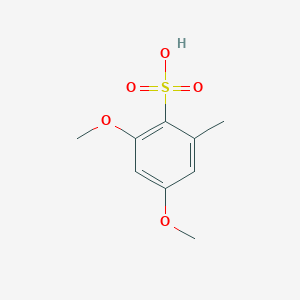 molecular formula C9H12O5S B1649753 2,4-Dimethoxy-6-methylbenzenesulfonic acid CAS No. 1044872-05-0