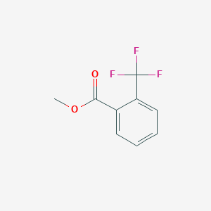 molecular formula C9H7F3O2 B164980 Methyl 2-(trifluoromethyl)benzoate CAS No. 344-96-7