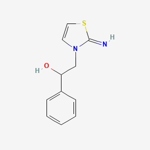 2-(2-Imino-1,3-thiazol-3-yl)-1-phenylethanol