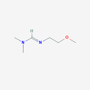 molecular formula C6H14N2O B164982 N'-(2-methoxyethyl)-N,N-dimethylmethanimidamide CAS No. 134166-62-4