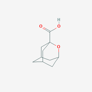 molecular formula C10H14O3 B1649864 2-oxaadamantane-1-carboxylic acid CAS No. 106237-17-6