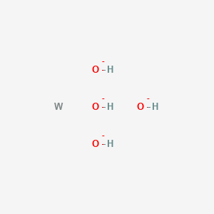 molecular formula H4O4W-4 B1649897 Tungsten hydroxide CAS No. 107477-35-0