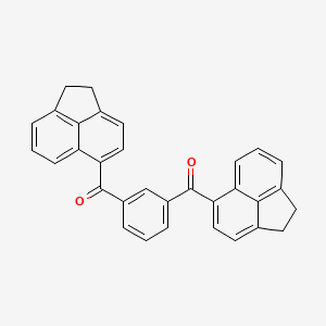 molecular formula C32H22O2 B1649899 Methanone, 1,3-phenylenebis[(1,2-dihydro-5-acenaphthylenyl)- CAS No. 107508-60-1