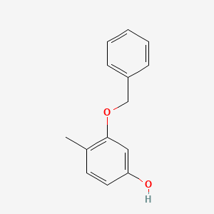molecular formula C14H14O2 B1649903 3-(Benzyloxy)-4-methylphenol CAS No. 107774-42-5