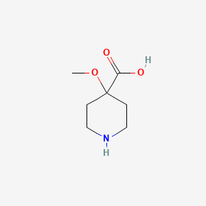 molecular formula C7H13NO3 B1649913 4-Methoxypiperidine-4-carboxylic acid CAS No. 1082040-29-6