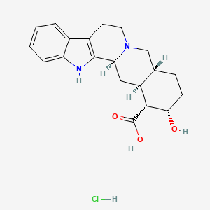 molecular formula C20H25ClN2O3 B1649916 Yohimbic acid hydrochloride CAS No. 1082279-65-9