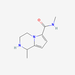 molecular formula C10H15N3O B1649931 N,1-dimethyl-1,2,3,4-tetrahydropyrrolo[1,2-a]pyrazine-6-carboxamide CAS No. 1087792-07-1
