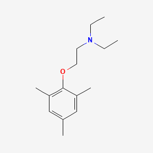 molecular formula C15H25NO B1649976 Triethylamine, 2-(mesityloxy)- CAS No. 109513-19-1