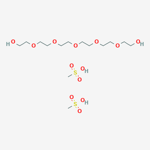 molecular formula C14H30O11S2 B1649983 Ms-PEG6-Ms CAS No. 109789-40-4