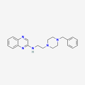molecular formula C21H25N5 B1649992 N-[2-(4-benzylpiperazin-1-yl)ethyl]quinoxalin-2-amine CAS No. 1099941-91-9