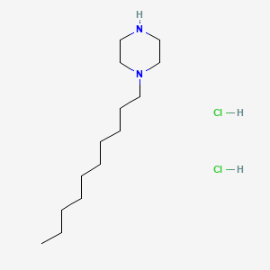 molecular formula C14H32Cl2N2 B1649994 1-Decylpiperazine dihydrochloride CAS No. 110027-41-3