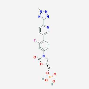 molecular formula C17H16FN6O6P B000165 Tedizolid phosphate CAS No. 856867-55-5