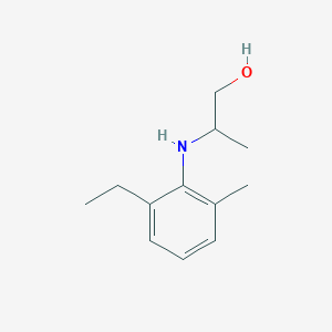 molecular formula C12H19NO B165000 2-[(2-Ethyl-6-methylphenyl)amino]-1-propanol CAS No. 61520-53-4