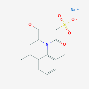 molecular formula C15H22NNaO5S B165002 Metolachlor ESA sodium salt CAS No. 947601-85-6