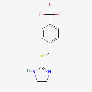 molecular formula C11H11F3N2S B1650042 ZERENEX ZXG004861 CAS No. 1105195-07-0