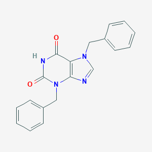 molecular formula C19H16N4O2 B165005 3,7-Dibenzyl-3,7-dihydro-purine-2,6-dione CAS No. 139927-86-9