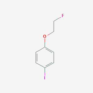 molecular formula C8H8FIO B165010 1-(2-Fluoroethoxy)-4-iodobenzene CAS No. 132837-05-9