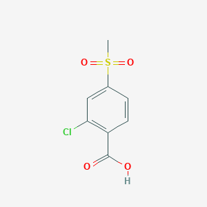molecular formula C8H7ClO4S B165011 2-Chloro-4-(methylsulfonyl)benzoic acid CAS No. 53250-83-2
