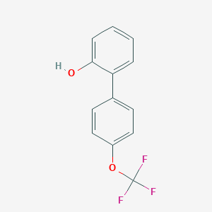 molecular formula C13H9F3O2 B165012 2-(4-Trifluoromethoxyphenyl)phenol CAS No. 1261896-51-8
