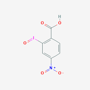 molecular formula C7H4INO5 B1650138 Benzoic acid, 2-iodosyl-4-nitro- CAS No. 112391-34-1