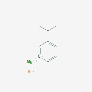 molecular formula C9H11BrMg B1650159 magnesium;propan-2-ylbenzene;bromide CAS No. 113375-21-6