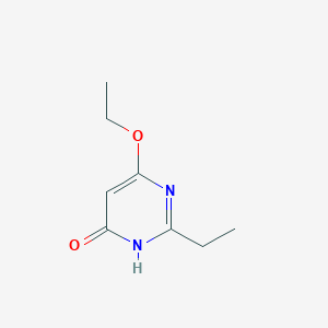 molecular formula C8H12N2O2 B165017 2-Ethyl-4-ethoxy-6-hydroxypyrimidine CAS No. 38249-44-4