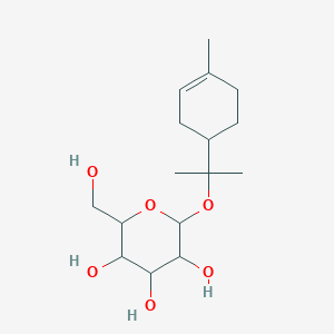 molecular formula C16H28O6 B1650190 (S)-alpha-Terpinyl glucoside CAS No. 114673-99-3