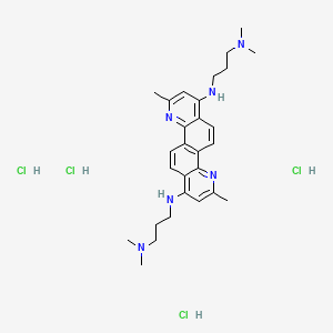 molecular formula C28H42Cl4N6 B1650209 Fgi-106 CAS No. 1149348-10-6