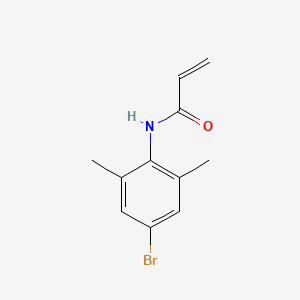 molecular formula C11H12BrNO B1650230 N-(4-bromo-2,6-dimethylphenyl)prop-2-enamide CAS No. 1156158-73-4