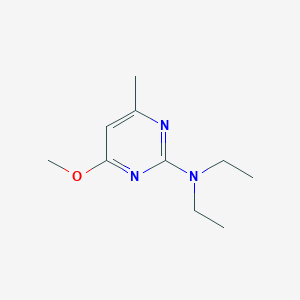 molecular formula C10H17N3O B165028 N,N-Diethyl-4-methoxy-6-methylpyrimidin-2-amine CAS No. 111697-06-4