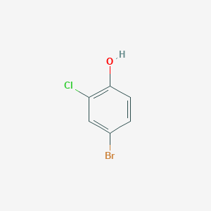 molecular formula C6H4BrClO B165030 4-溴-2-氯苯酚 CAS No. 3964-56-5