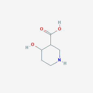 molecular formula C6H11NO3 B165032 4-Hydroxypiperidine-3-carboxylic acid CAS No. 126150-99-0