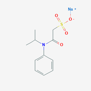 molecular formula C11H15NNaO4S B165033 Propachlor ESA sodium salt CAS No. 947601-88-9