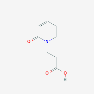 molecular formula C8H9NO3 B165039 3-(2-oxopyridin-1(2H)-yl)propanoic acid CAS No. 68634-48-0