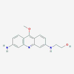 molecular formula C16H17N3O2 B165040 3-Amino-6-methoxy-9-(2-hydroxyethylamino)acridine CAS No. 138230-20-3