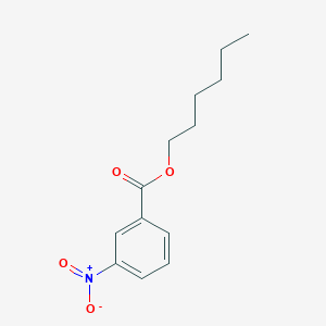 molecular formula C13H17NO4 B1650411 Hexyl 3-nitrobenzoate CAS No. 117375-29-8