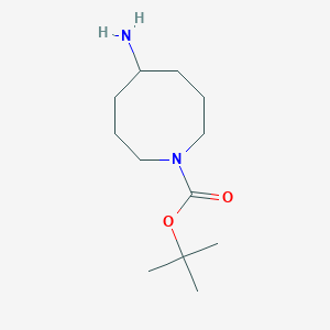 molecular formula C12H24N2O2 B1650412 Tert-butyl 5-aminoazocane-1-carboxylate CAS No. 1174020-27-9