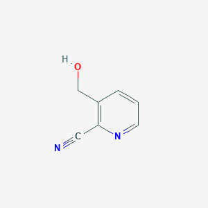 molecular formula C7H6N2O B165043 3-(Hydroxymethyl)picolinonitrile CAS No. 131747-56-3