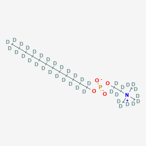 molecular formula C17H38NO4P B165050 Dodecylphosphocholine-d38 CAS No. 130890-78-7