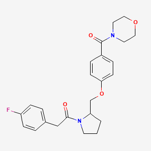 molecular formula C24H27FN2O4 B1650545 N-[4-(4-methoxyphenyl)-3-oxo-3,4-dihydropyrazin-2-yl]-4-methylbenzamide CAS No. 1185168-46-0