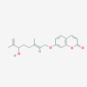 7-(6'R-Hydroxy-3',7'-dimethylocta-2',7'-dienyloxy)coumarin