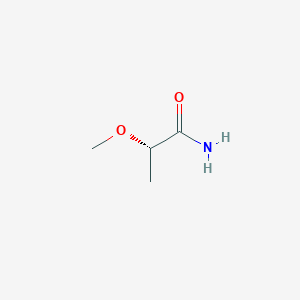molecular formula C4H9NO2 B016506 (S)-(-)-2-Methoxypropionamide CAS No. 336111-20-7