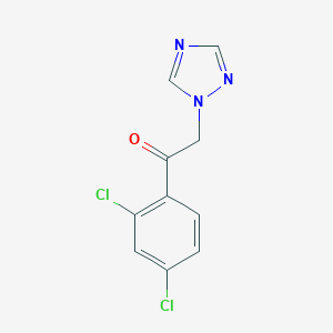 molecular formula C10H7Cl2N3O B165068 1-(2,4-Dichlorophenyl)-2-(1h-1,2,4-triazol-1-yl)ethanone CAS No. 58905-16-1