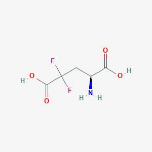 molecular formula C5H7F2NO4 B165073 4,4-Difluoroglutamic acid CAS No. 130835-20-0