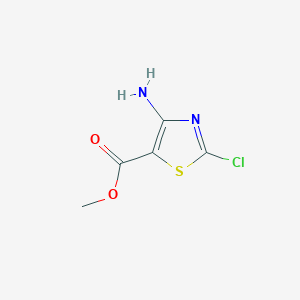 molecular formula C5H5ClN2O2S B1650742 Methyl 4-amino-2-chlorothiazole-5-carboxylate CAS No. 1196147-20-2