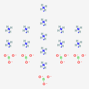 molecular formula B5H4NO8 B1650779 Ammonium boron oxide ((NH4)B5O8) CAS No. 12007-89-5