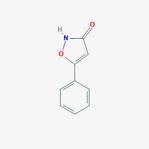 molecular formula C9H7NO2 B165078 5-苯基异噁唑-3-醇 CAS No. 939-05-9