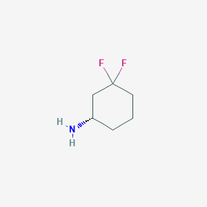 molecular formula C6H11F2N B1650784 (1S)-3,3-Difluorocyclohexan-1-amine CAS No. 1202174-18-2
